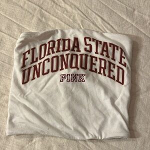 PINK FSU Victoria's Secret White Tube Top